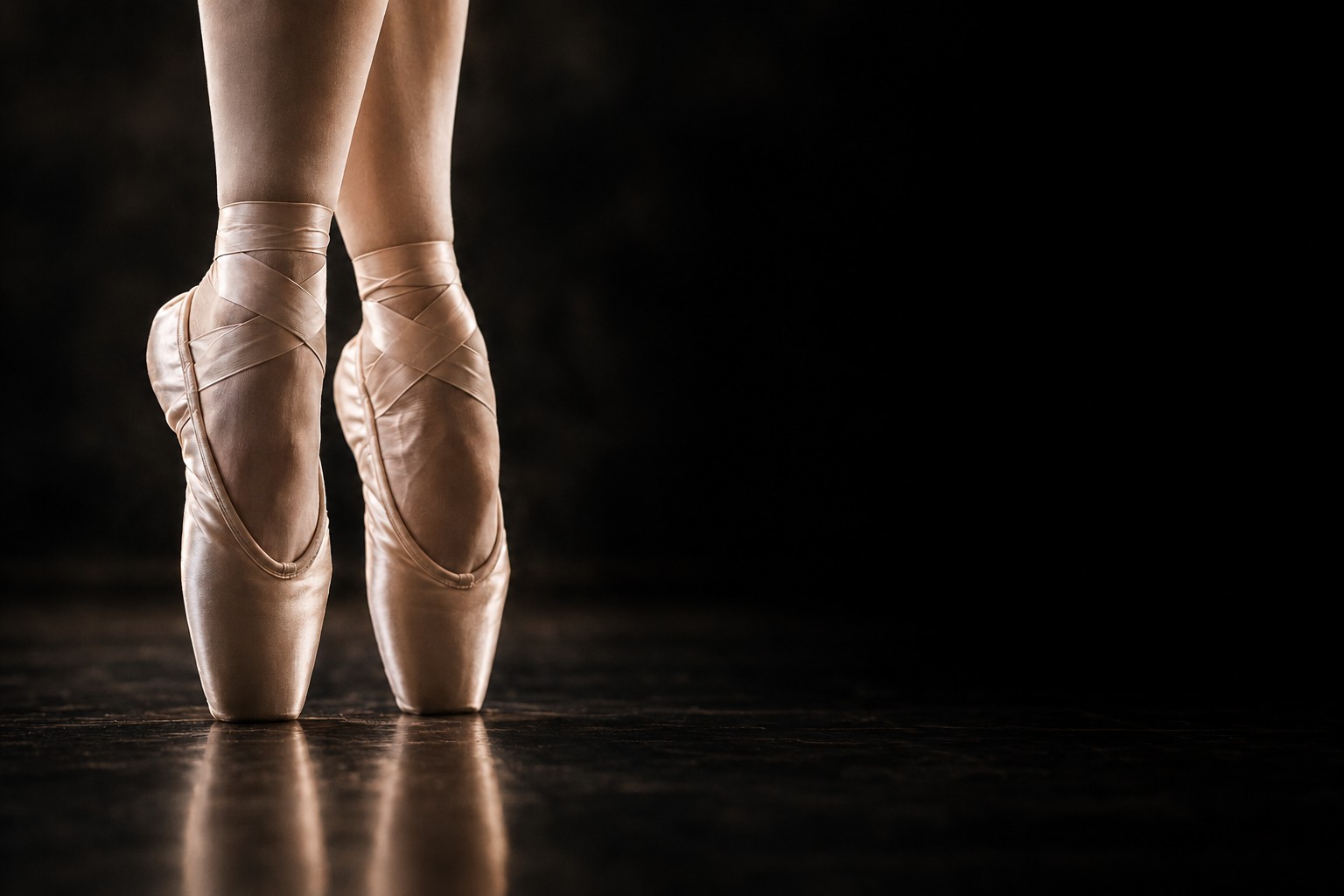 Ballet dancer en pointe