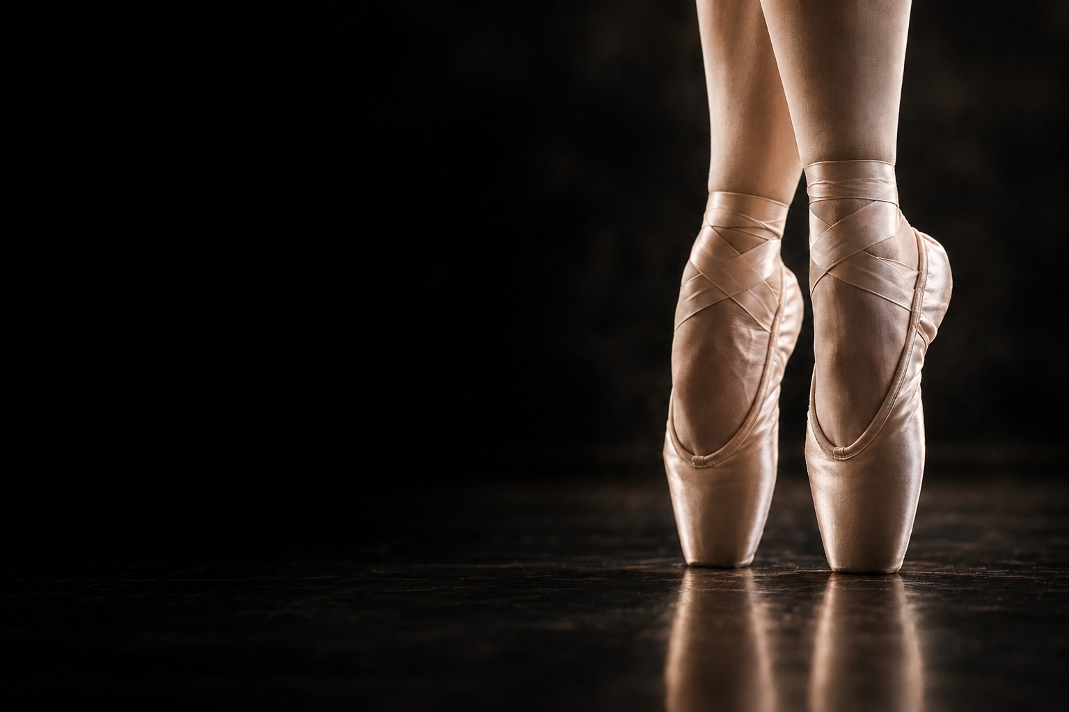 Ballet dancer en pointe